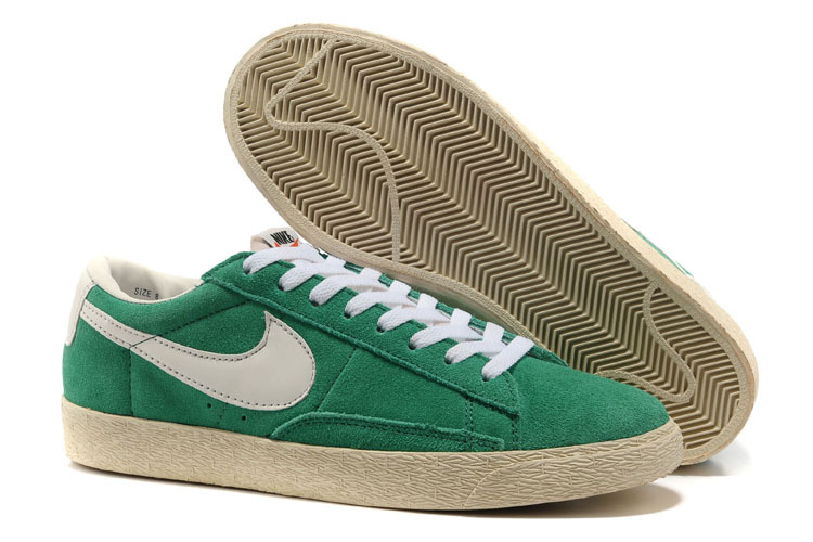 nike blazer low femme verte