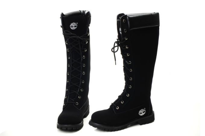 bottes cuir timberland