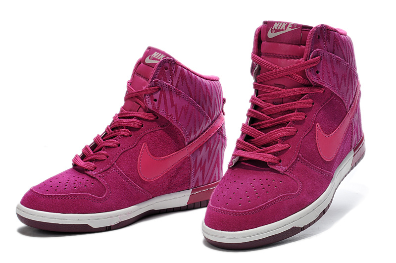 nike dunk sky high femme rouge